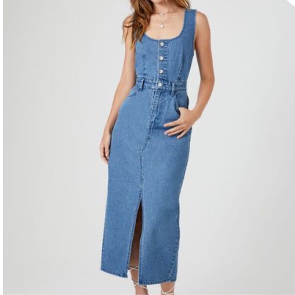 Sleeveless Denim dress